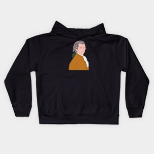 Wolfgang Amadeus Mozart - Portrait Kids Hoodie